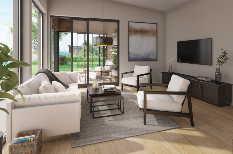 LINJE - En moderne og lekker enebolig på ett plan