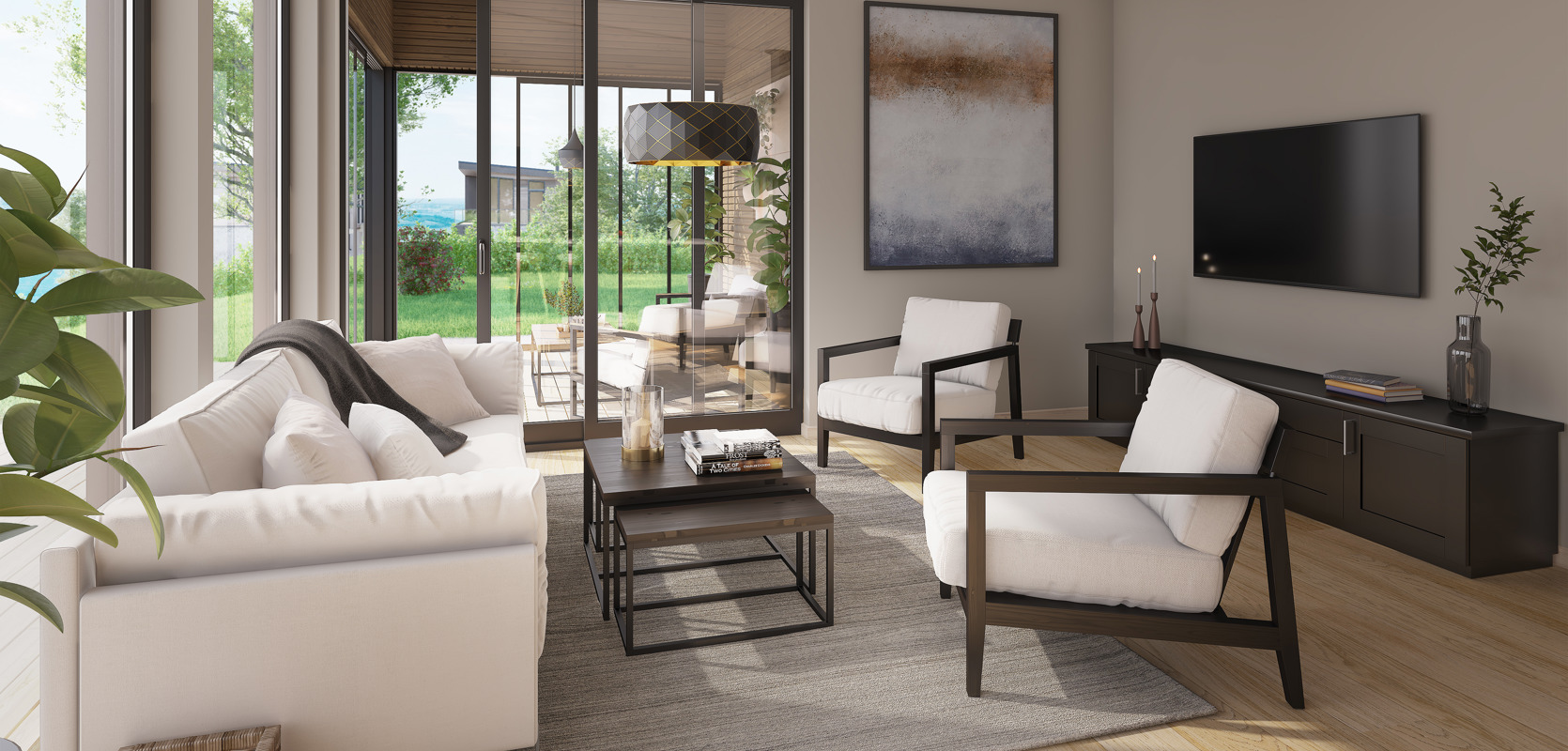 LINJE - En moderne og lekker enebolig på ett plan