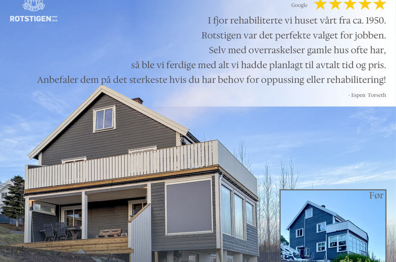5 stjerner på Google