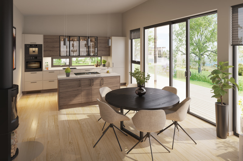 LINJE - En moderne og lekker enebolig på ett plan